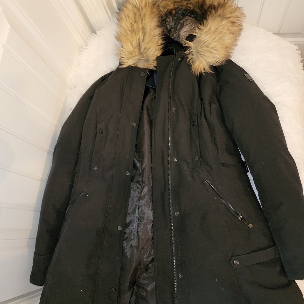 Vince Camuto winter coat with fur hood